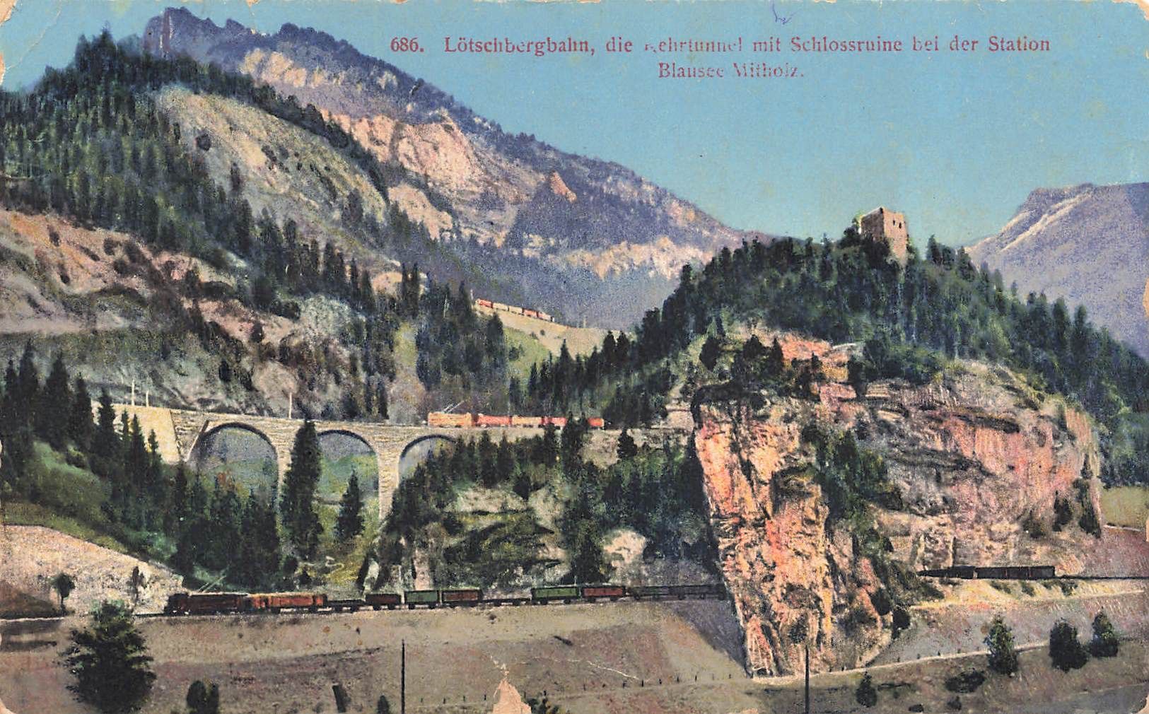 Cartes postales: Lötschbergbahn station – D'occasion à Biasca par Blenio71