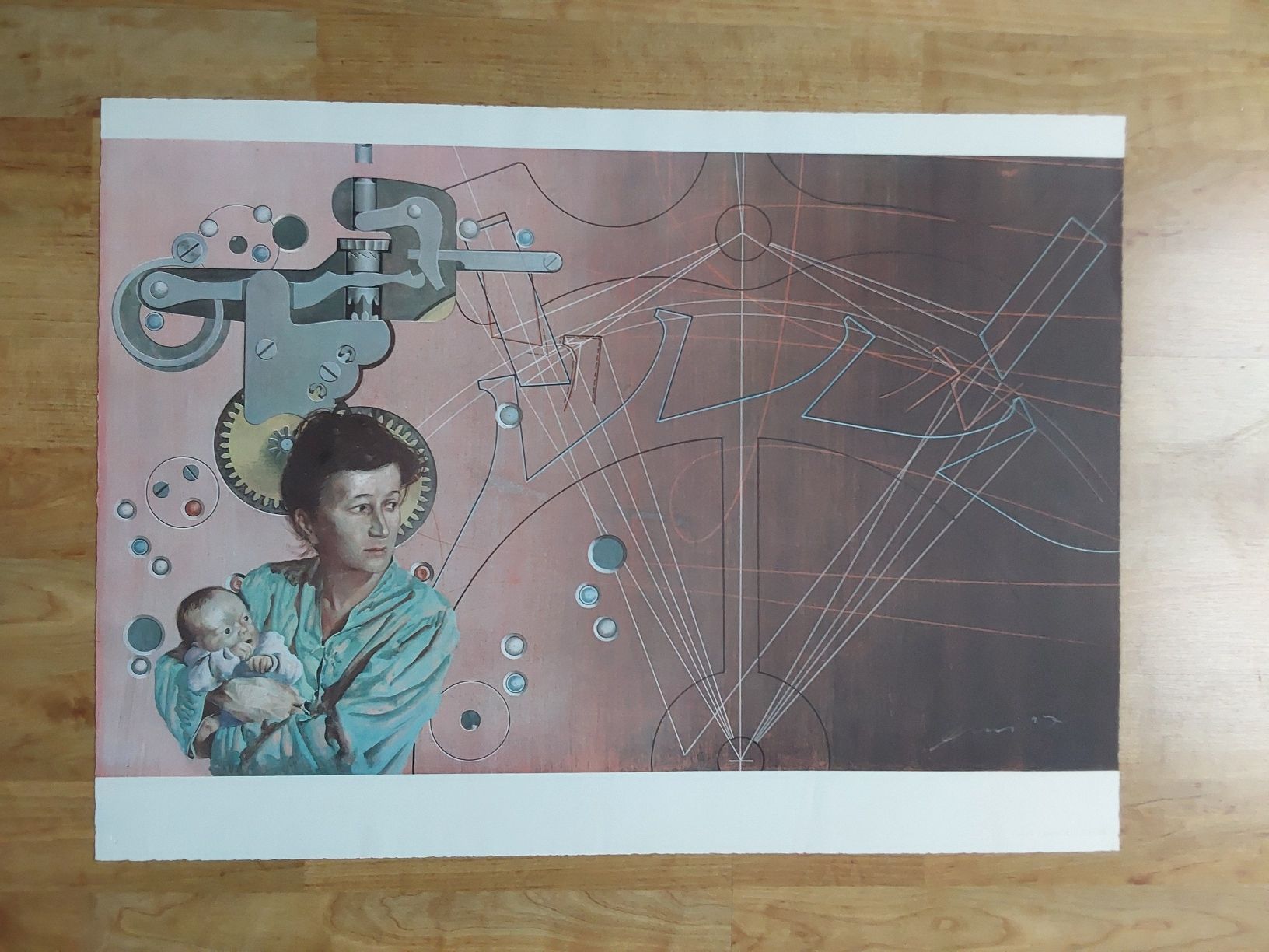 Grafica & Litografie: Erni Hans.  Lithographie 45x63cm. – Usato da Steinach venduto da Chilli1957 4