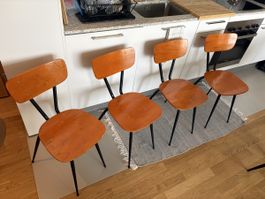4 chaises vintage