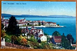Neuchâtel - Baie de l'évole 1925