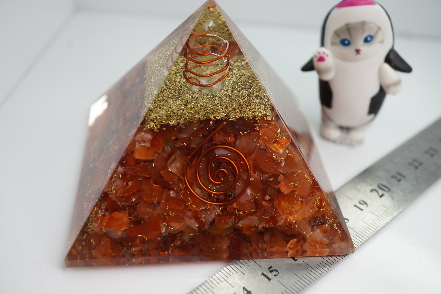 Mineralien & Heilsteine: Karneol     -Orgonit - Pyramide by TOPSTONE – Defekt aus Eschenbach SG von topstone 7
