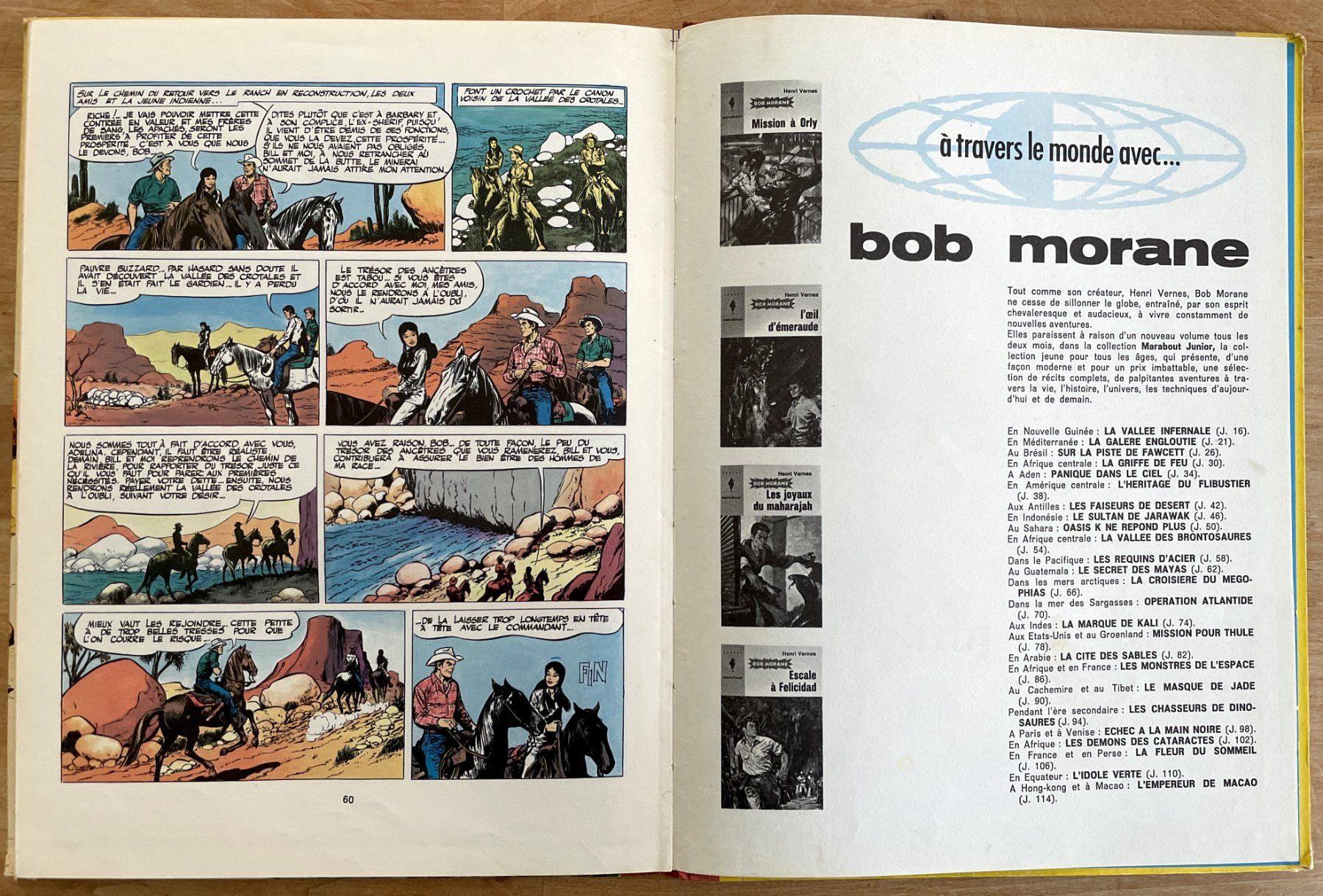 Fumetti: Bob Morane - La vallée des crotales - E.O. 1964 TBE – Usato da Savagnier venduto da Ne2065 7