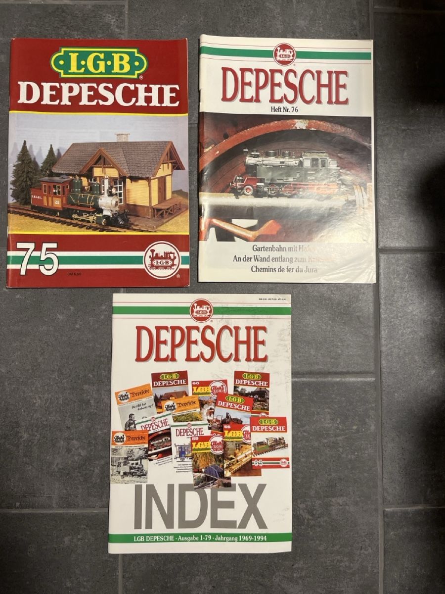 Riviste & Magazine: LGB DEPESCHE 75-76 + INDEX – Usato da Brütten venduto da Aerox82
