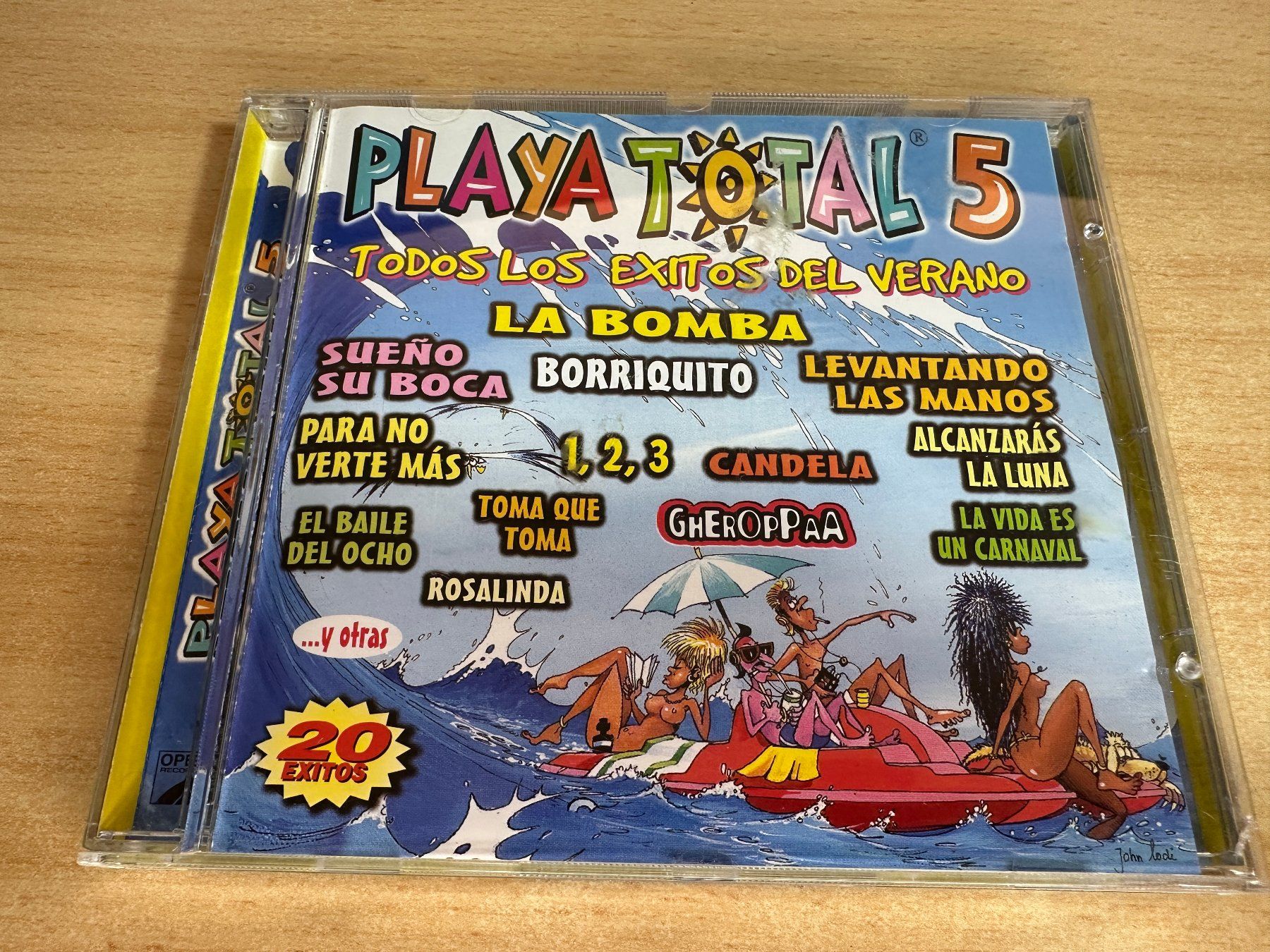 CD: J3 Various – Playa Total 5 – Usato da Rikon im Tösstal venduto da Alpenmutz