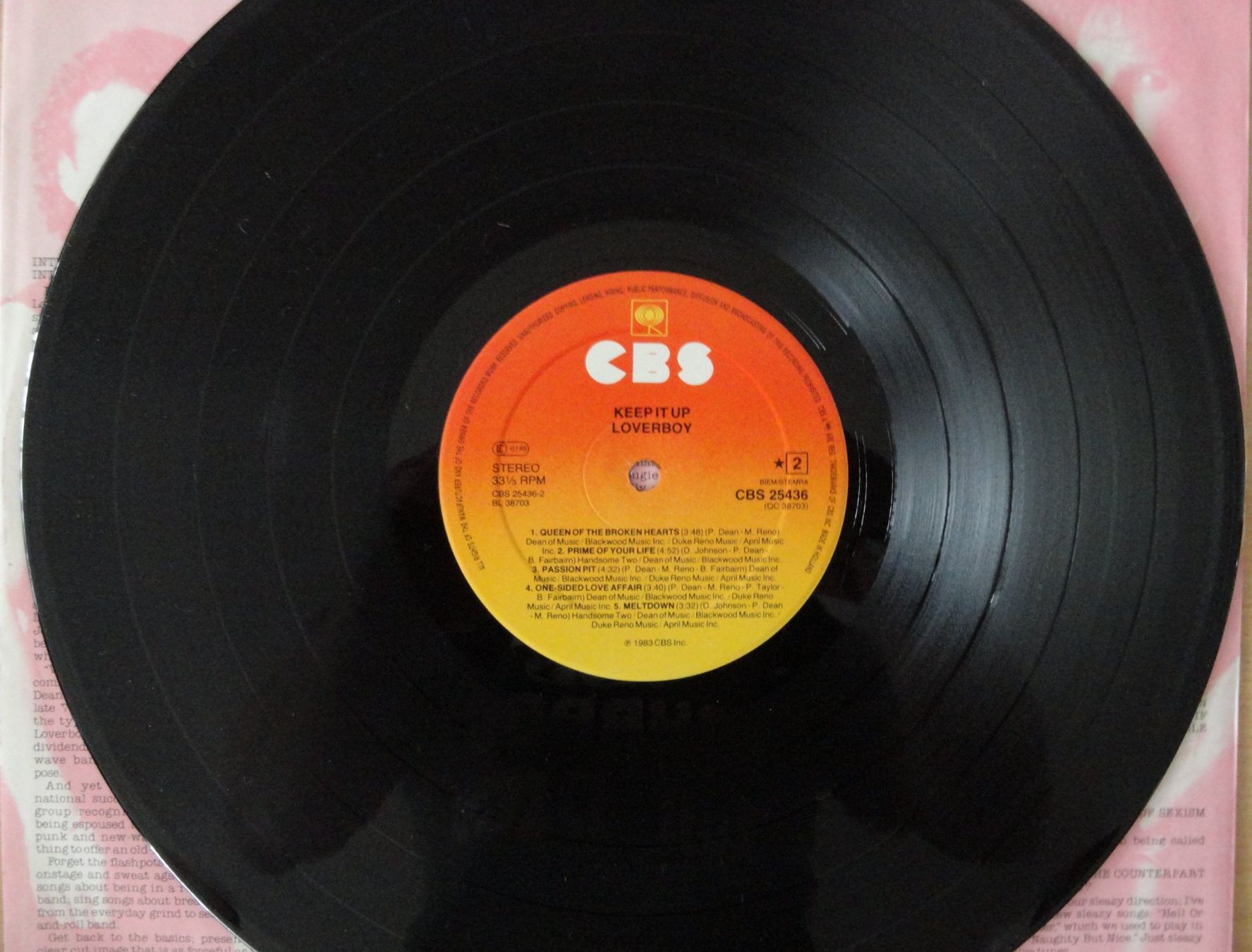 Dischi in vinile: LOVERBOY - Keep it up – Usato da Neftenbach venduto da Verk13 3