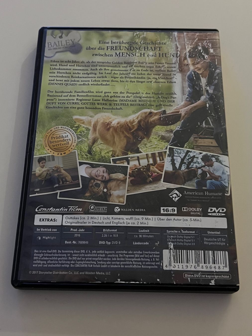 Tutti i DVDs: DVD Bailey - Ein Freund fürs Leben – Usato da Altstätten SG venduto da sheamus 1