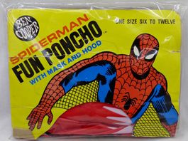 SPIDER-MAN FUN PONCHO WITH MASK AND HOOD MARVELMANIA 1976