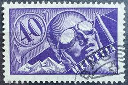 Flugpost F7 schöner Eckstempel SBK 95.-