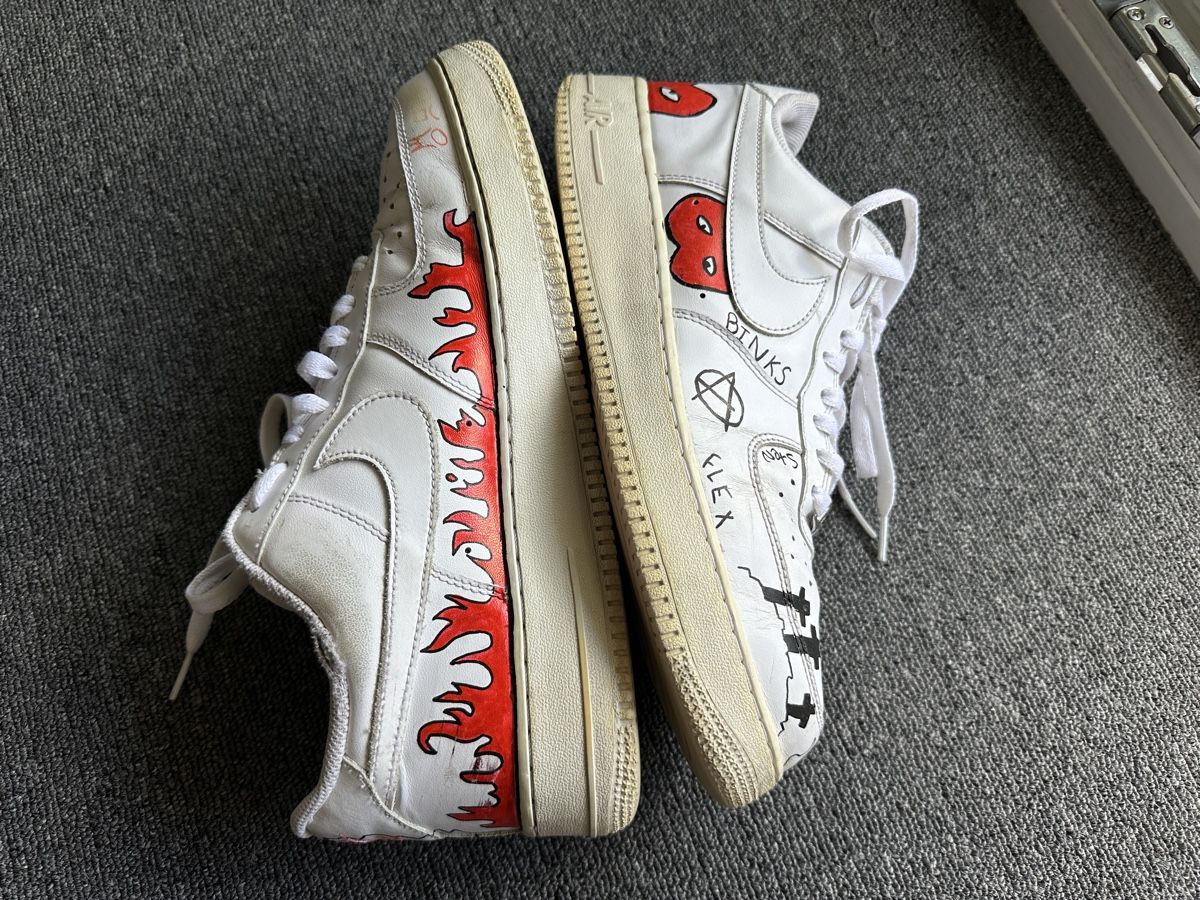 Nike Scarpe da uomo: Nike air Force 1 homme taille 45 blanc – Usato da Bulle venduto da LeMoleson 4