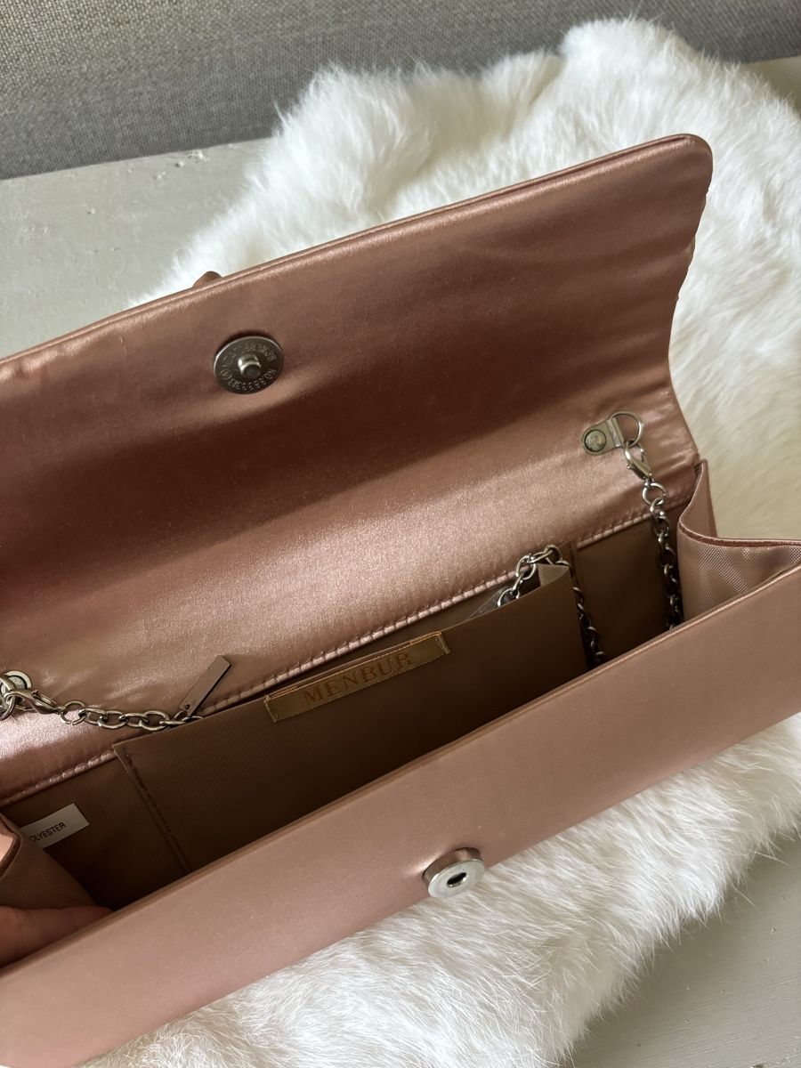 Borse da donna: Elegante Satin Abendtasche rose – Nuovo (secondo la descrizione) da Bäretswil venduto da Viechel 2