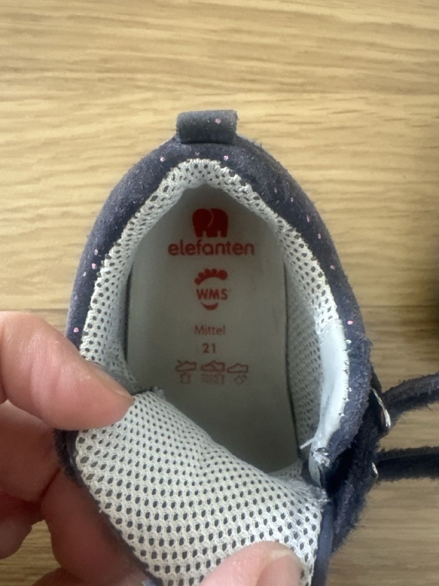 Elefanten Scarpe per ragazzi: Elefanten  Lauflernschuhe mit Glitzer, Gr. 21 – Usato da Rüschlikon venduto da Retobernina 3
