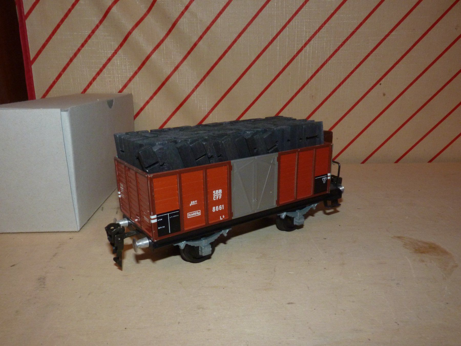Buco Modelleisenbahnen: Güterwagen Buco  Spur 0 – Gebraucht aus Rudolfstetten von Rrst1968 1