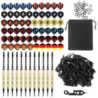 12x Dartpfeile mit Kunststoffspitze Kit