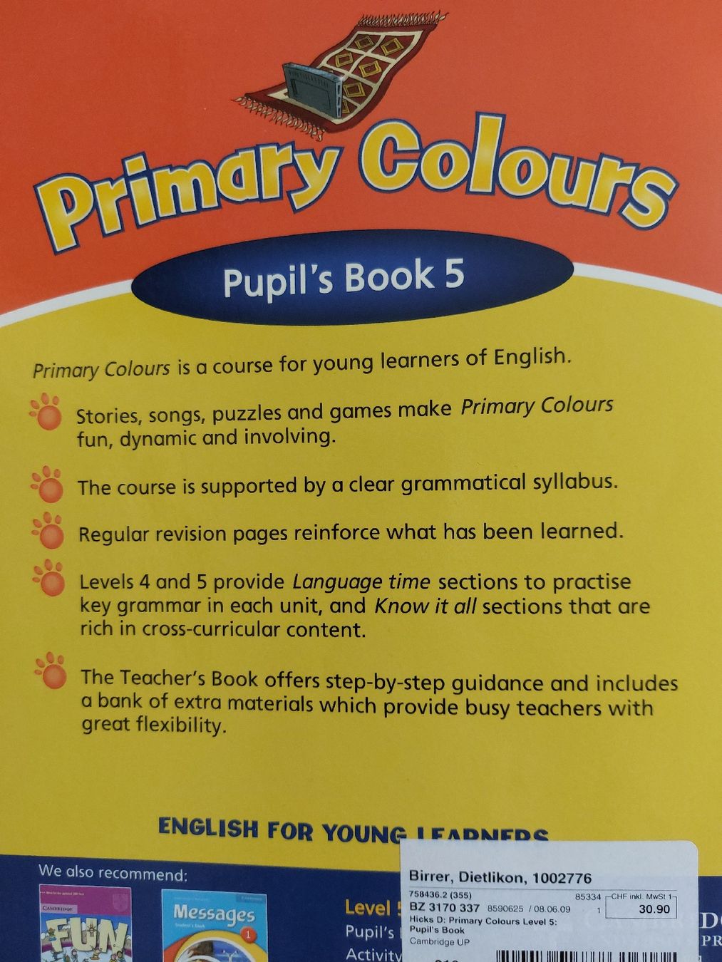 Libri: Englisch Lehrmittel Unterrichtsmaterial Primarschule – Usato da Effretikon venduto da swobdo 2