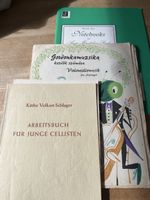 3 Arbeits und Musikbücher für den jungen Cellisten