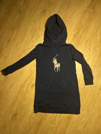 Polo Ralph Lauren Hoodie Kleid, Gr. M (8-10)