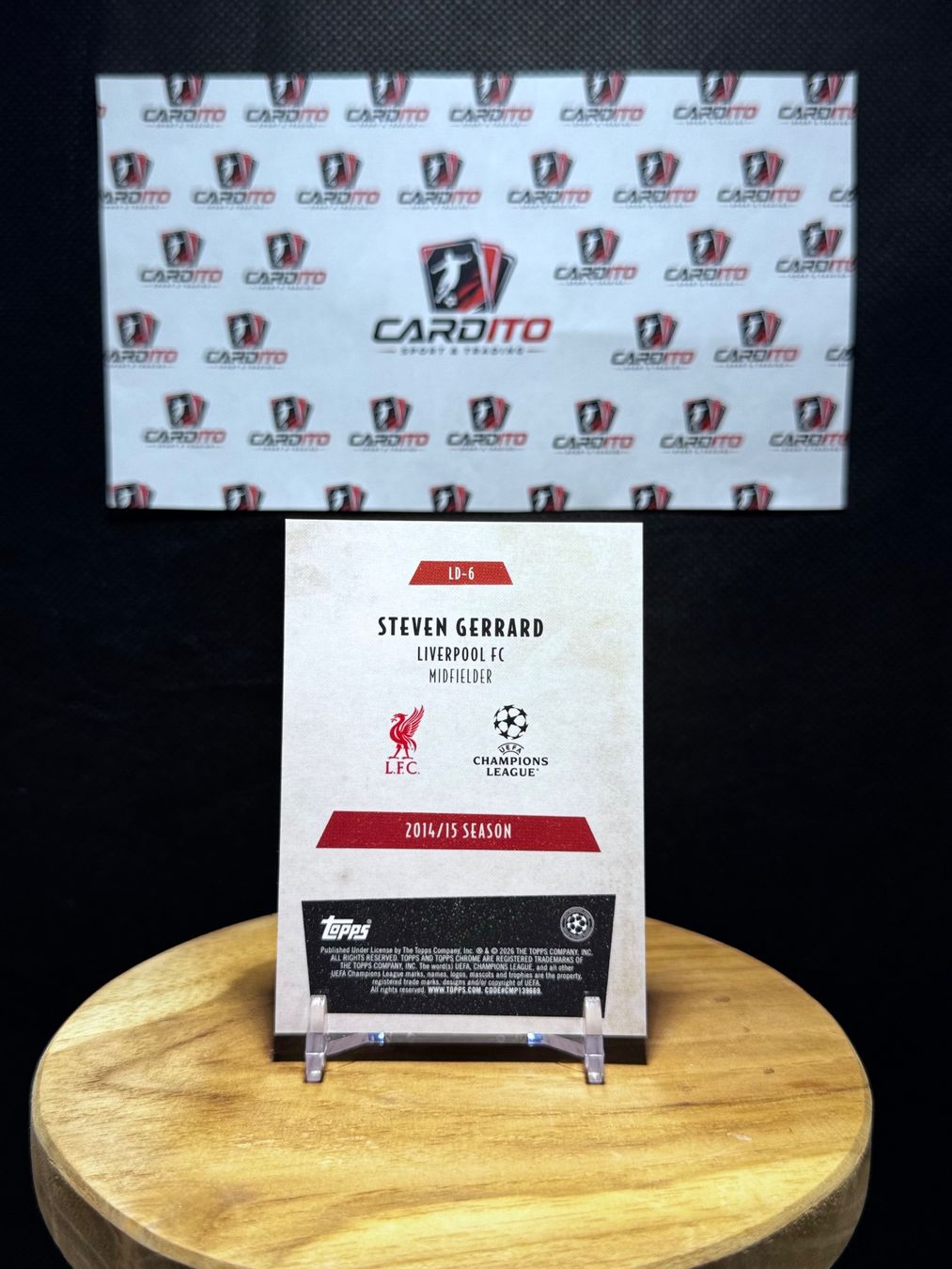 Topps Carte collezionabili: 2025-26 Topps Chrome UCC Steven Gerrard Last Dance Insert – Usato da Reconvilier venduto da Cardito 1
