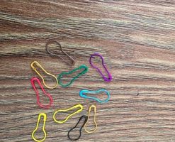Maschenmarkierer, farbig, 10 Stk. für Strickprojekt
