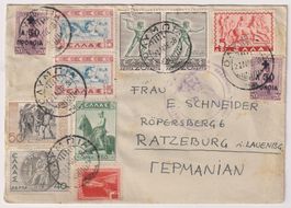 Brief Griechenland 1938 nach Deutschland