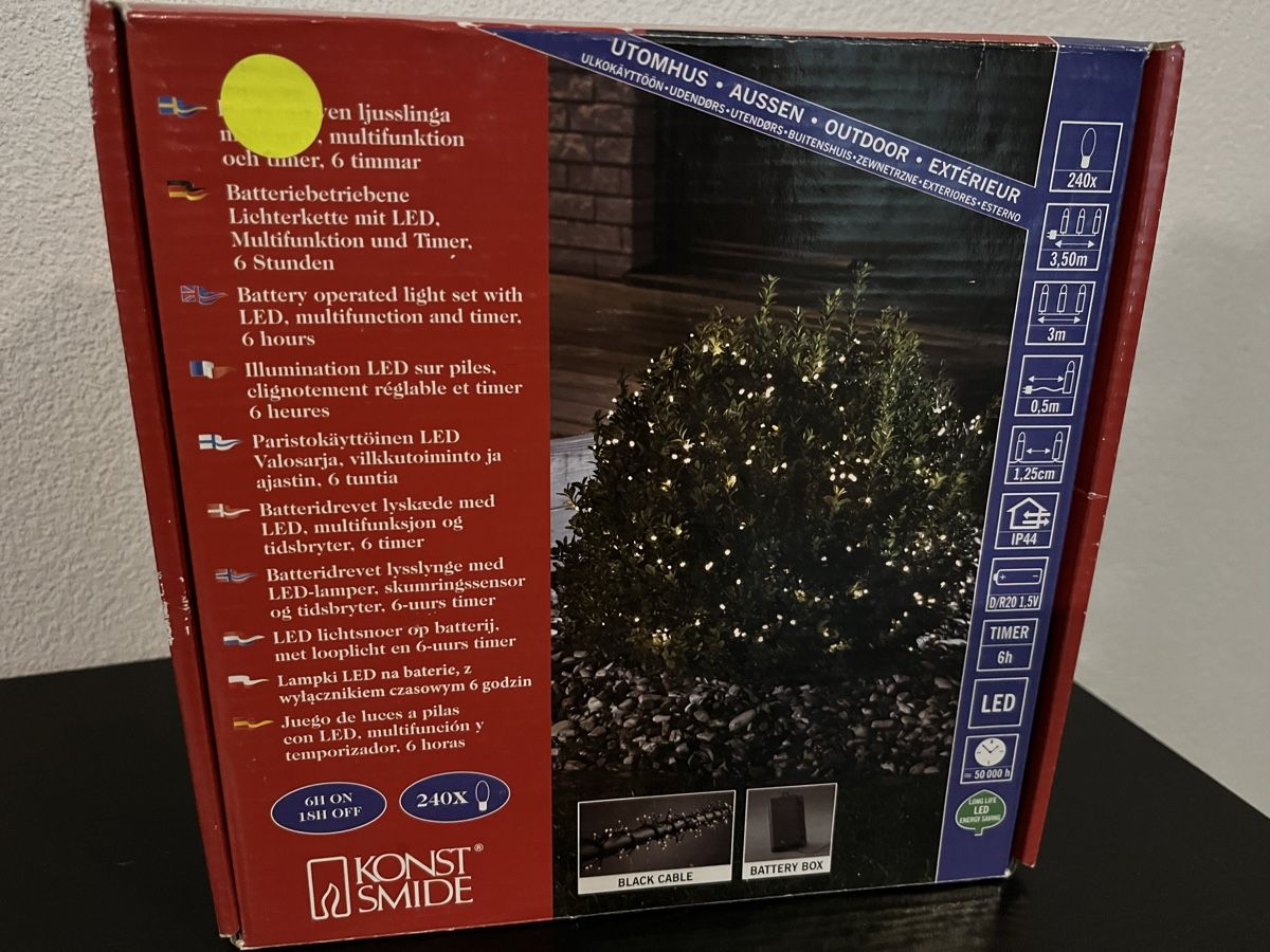 Ghirlande e barre luminose: LED Lichterkette outdoor – Usato da Rottenschwil venduto da gle81 1