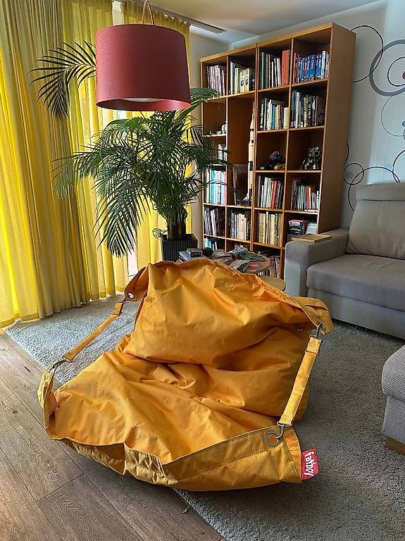 Fatboy Sessel: Fauteuil pouf Fatboy Buggle-Up  jaune – Gebraucht aus Renens VD von pad_thj6