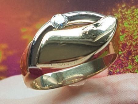 Anelli: 750 Goldring mit 1Brillant – Nuovo (secondo la descrizione) da Unterägeri venduto da Altgoldschmuck 8