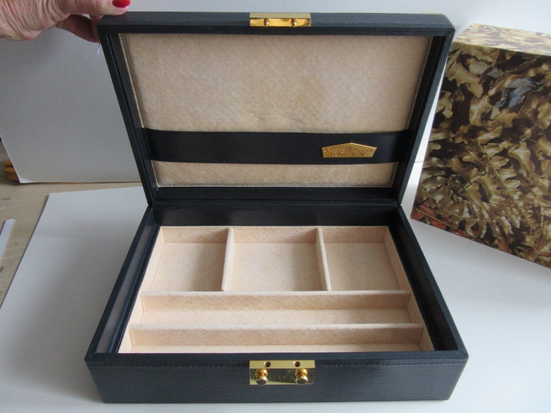 Rolex Scatole porta orologi: ROLEX UHREN-SCHMUCK BOX ORIGINAL – Nuovo (secondo la descrizione) da Gersau venduto da grafik-kunst 3