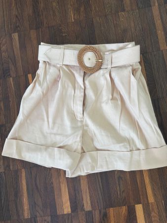 Zimmermann shorts Leinen Beige, 0/ CH34
