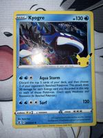 Pokémon Karte Kyogre 003/025 Celebrations guter Zustand