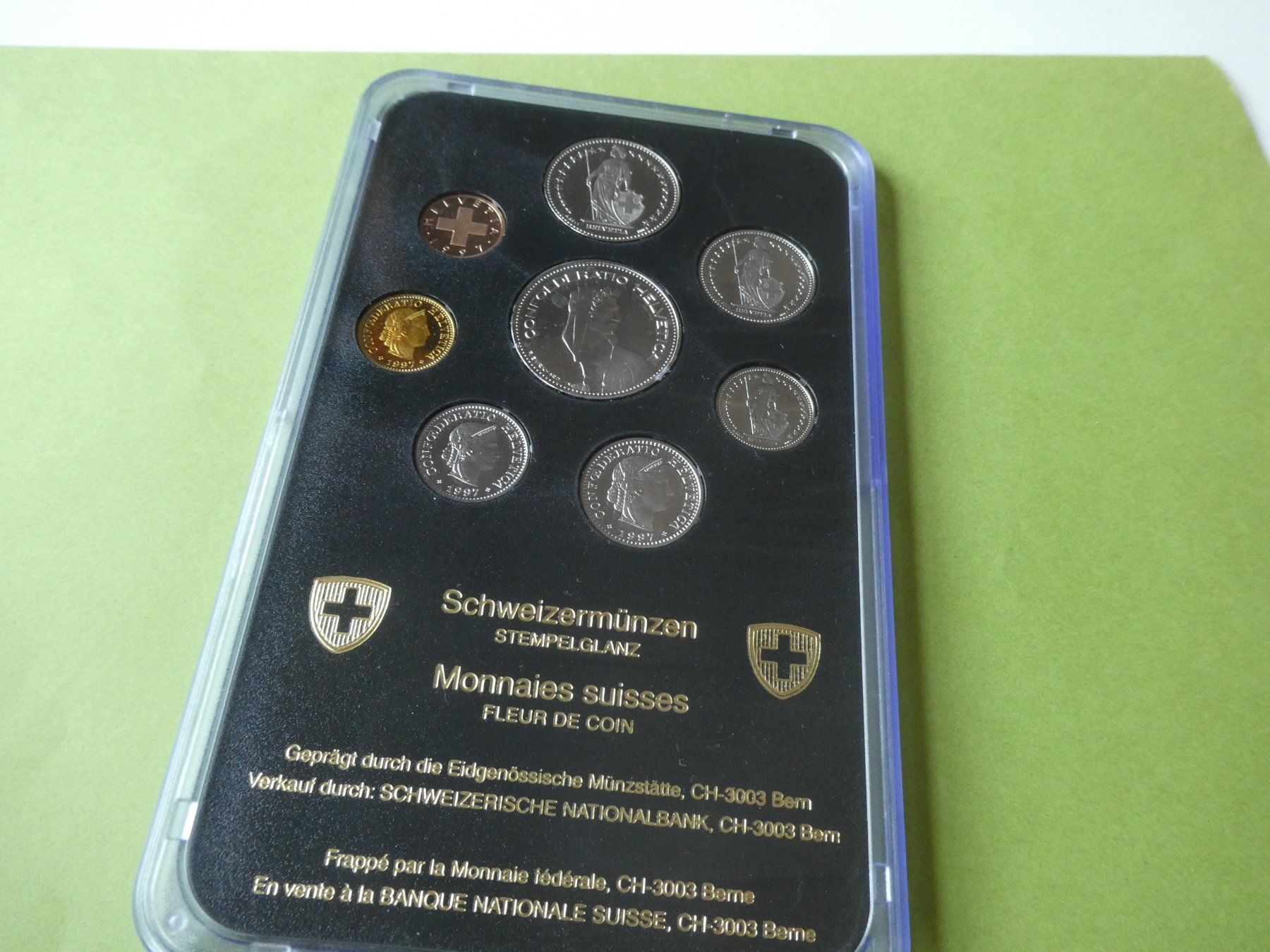 Alle Münzen: Schweiz 1997, Münzsatz  stempelglanz – Neu (gemäss Beschreibung) aus Hinterforst von Rohusri 2