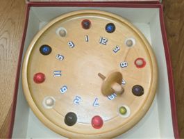 Antikes Roulette Spiel "Schwarz, Weiss, Rot" Rarität!
