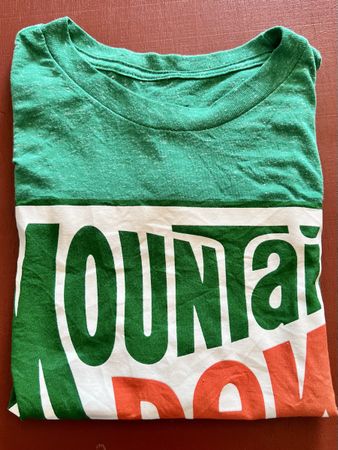 Mountain Dew Logo T-Shirt Grün Gr. S Original