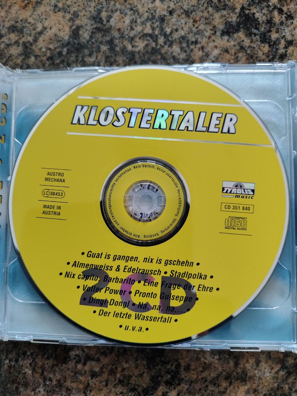 CD: CD, Doppel-CD, Klostertaler – Usato da Madiswil venduto da marmotte63 3