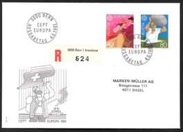R-FDC Serie 654-655 Europamarken ET 4.5.1981