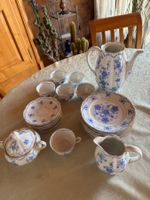 Kaffeeservice 1960er Victoriablau Schirnding