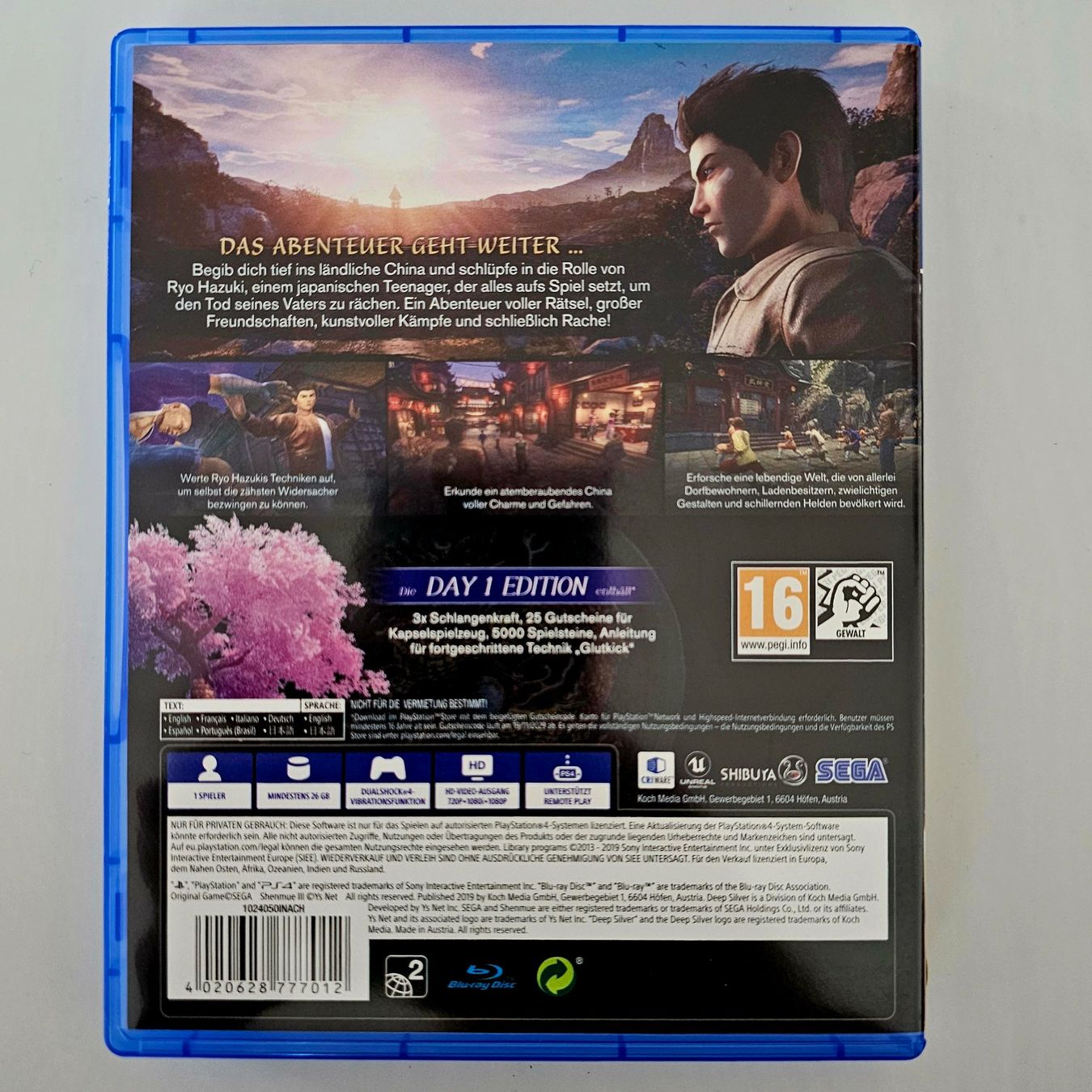 Sony Giochi: Shenmue 3 Day 1 Edition (PS4) – Usato da Holziken venduto da Miglioregamesnmore 1