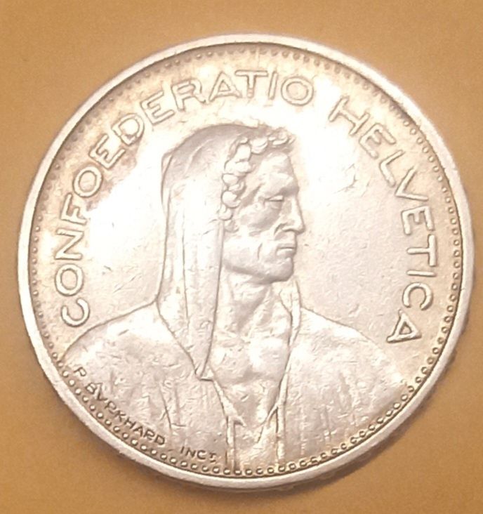 Tutti le monete: 5 fr Svizzera 1932 – Usato da Minusio venduto da epp_cty9