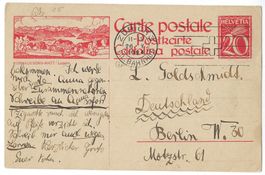 1924 Bildpostkarte Nr. 104-026 SONN-MATT, gestempelt Zürich