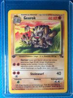 Pokemon - Georok 1st Edition (37/62) Fossil Deutsch - LP -