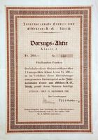 Internationale Credit- und Effekten-AG, Zürich - 1928