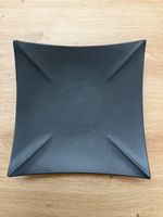 Teller quadratisch schwarz