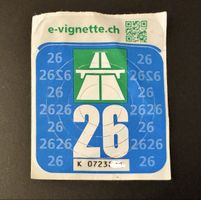 Autobahn Vignette CH 2026 gültig bis 31.01.27