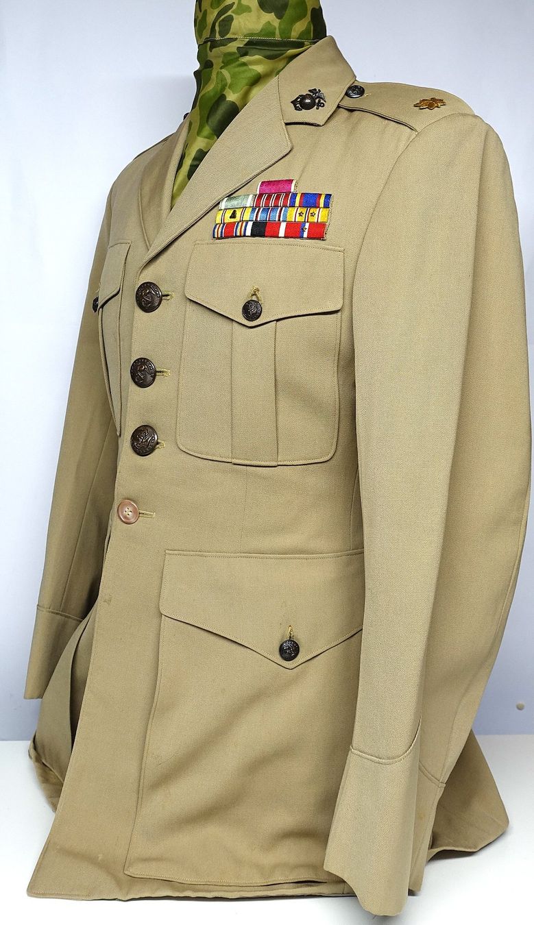 Uniformi: USMC Uniform Jacke Major 2. Weltkrieg – Usato da Kappelen venduto da Marmoe 2
