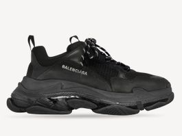 Balenciaga Turnschuhe Triple S Schwarz Grösse 39