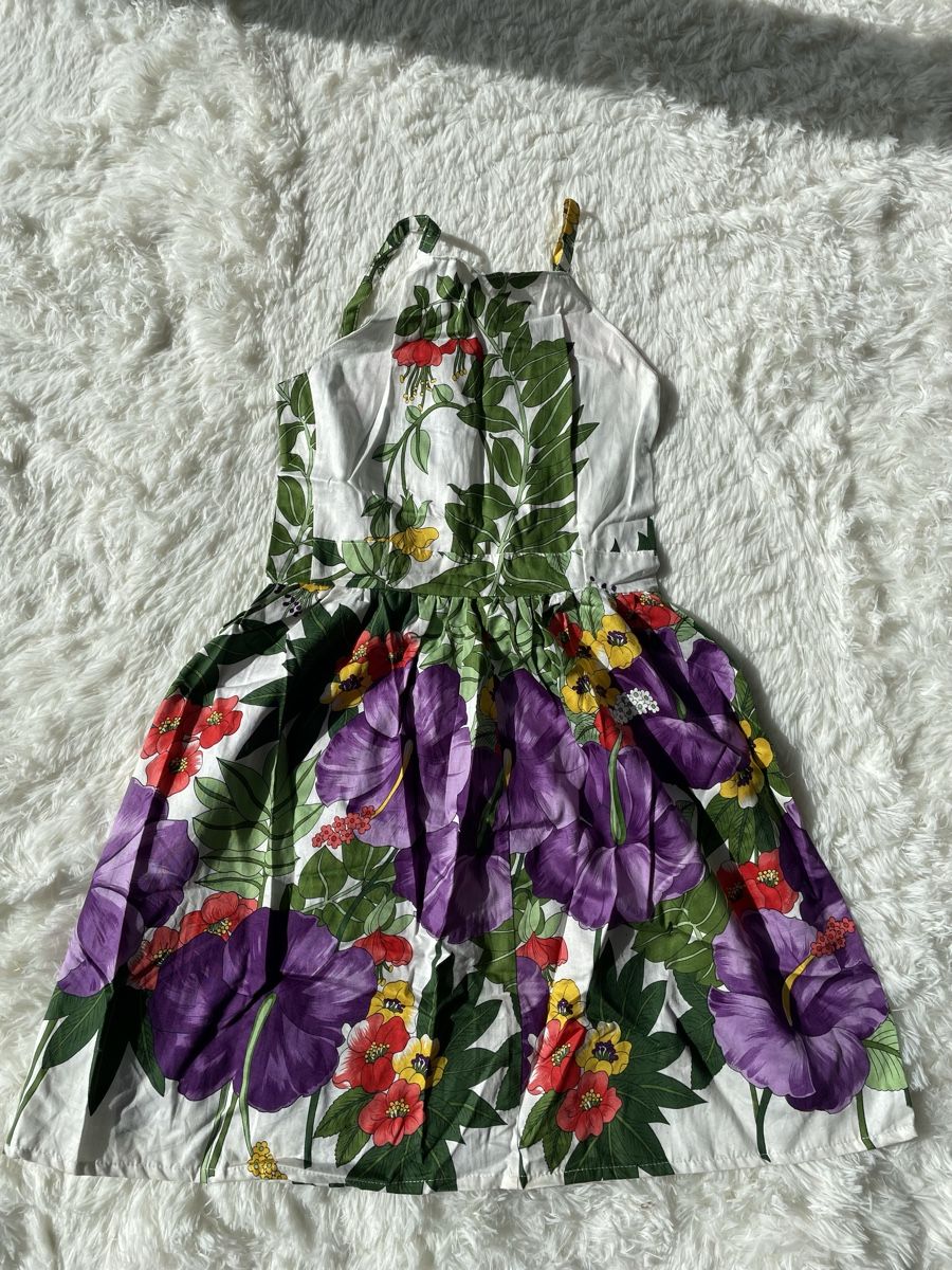 Vestiti: ROBE À BRETELLES À FLEURS COLORÉES – Nuovo (secondo la descrizione) da Lausanne venduto da mau_6tnl 1