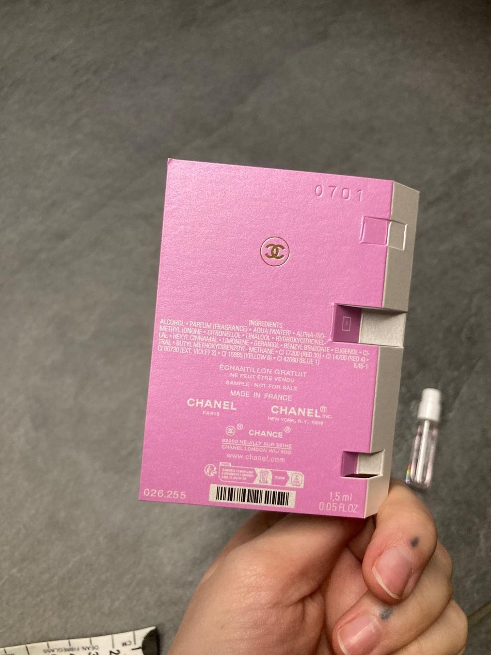 Chanel Parfum & Eau de Toilette: Chanel Chance Eau Tendre - sample – Gebraucht aus Robasacco von  3