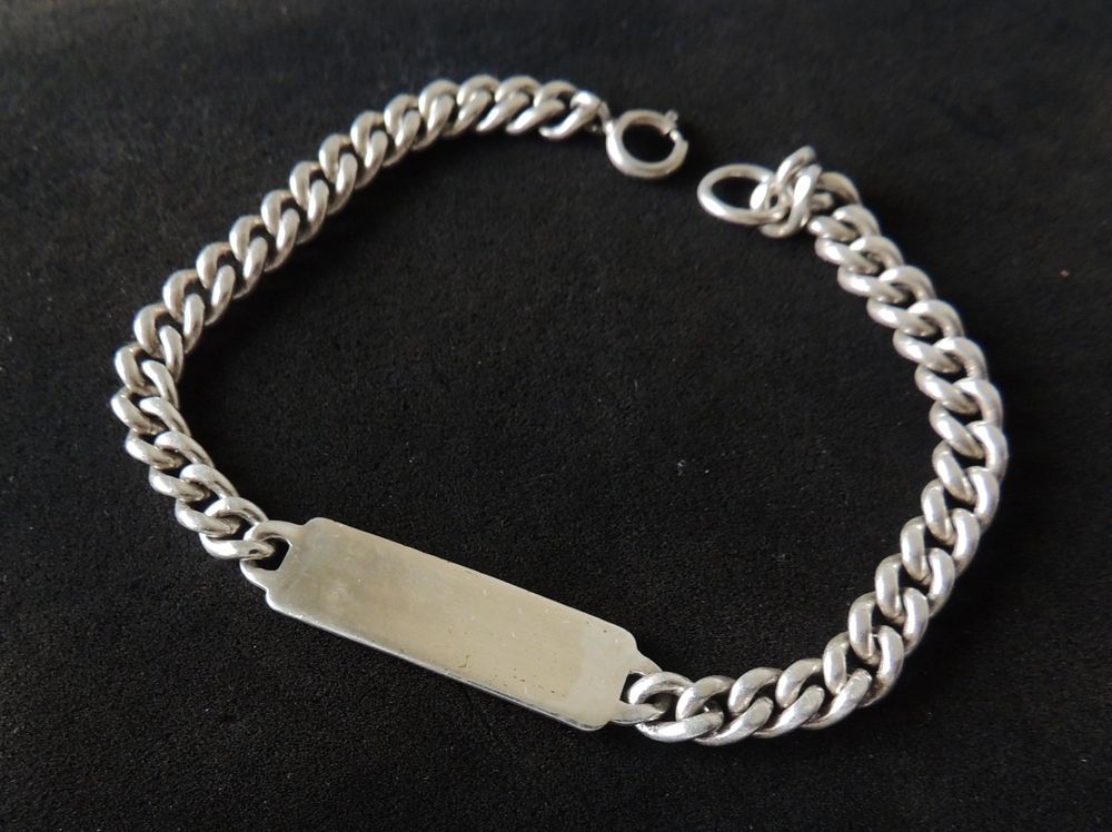 Panzerarmband Aus Echtem 925er Sterlingsilber – 6 Mm Breit, 21,5 Cm Lang, Zeitloser Look