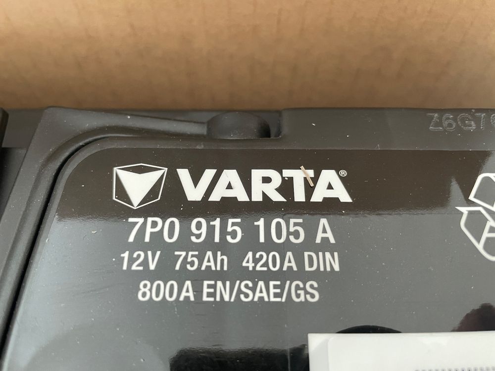 2 Batterien von california T6.1 Ocean Varta 7P0 915 105 A