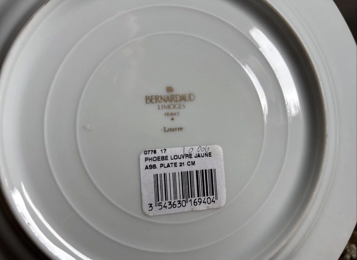 Bernardaud Piatti: 5 x Bernardau Teller 21 cm – Nuovo e nell'imballaggio originale da Zürich venduto da LuxuryJewellery 3