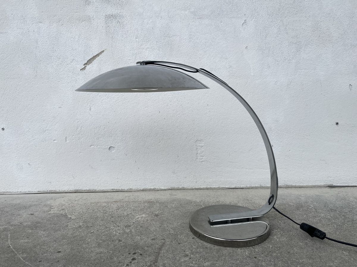 Lampade: Mid Century Space Age Pultlampe Chrom – Usato da Bern venduto da fotolog111